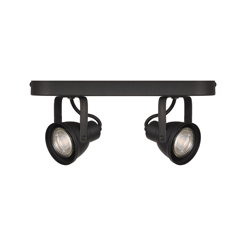 LABEL51 Spot Aken led - Zwart - Metaal - 2 Lichts