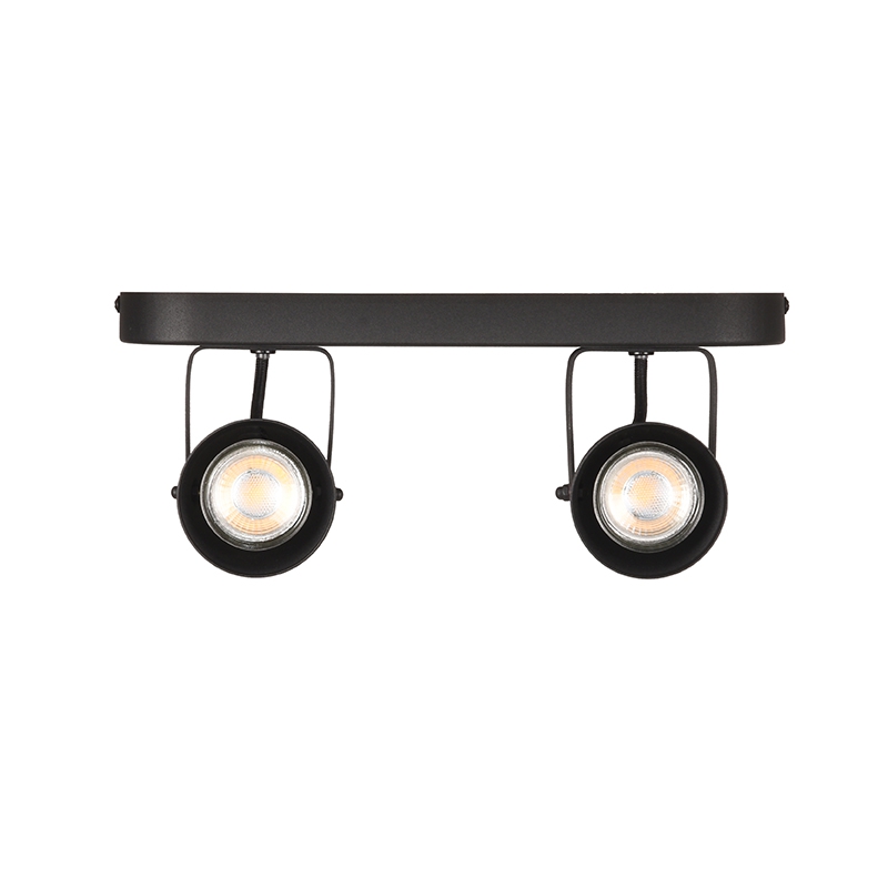 LABEL51 Spot Aken led - Zwart - Metaal - 2 Lichts