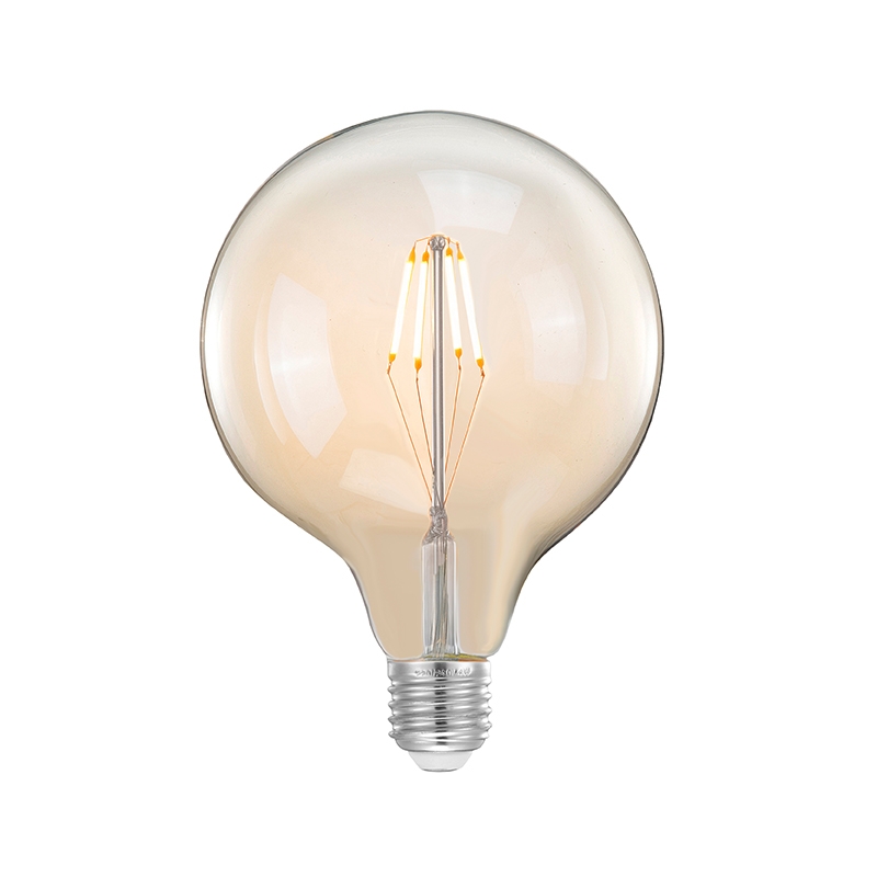 Lichtbron Led Kooldraadlamp Bol - Glas - XL - LABEL51