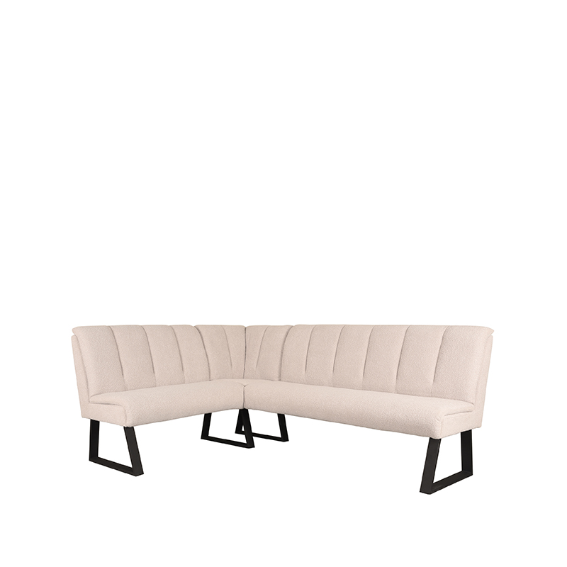 LABEL51 Eetkamerbank Modula - Naturel - Boucle