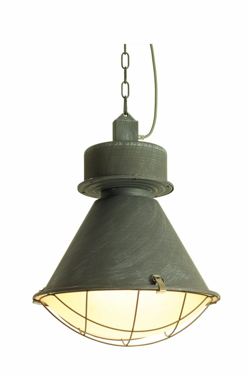 LABEL51 Hanglamp Duisburg - Grijs - Metaal