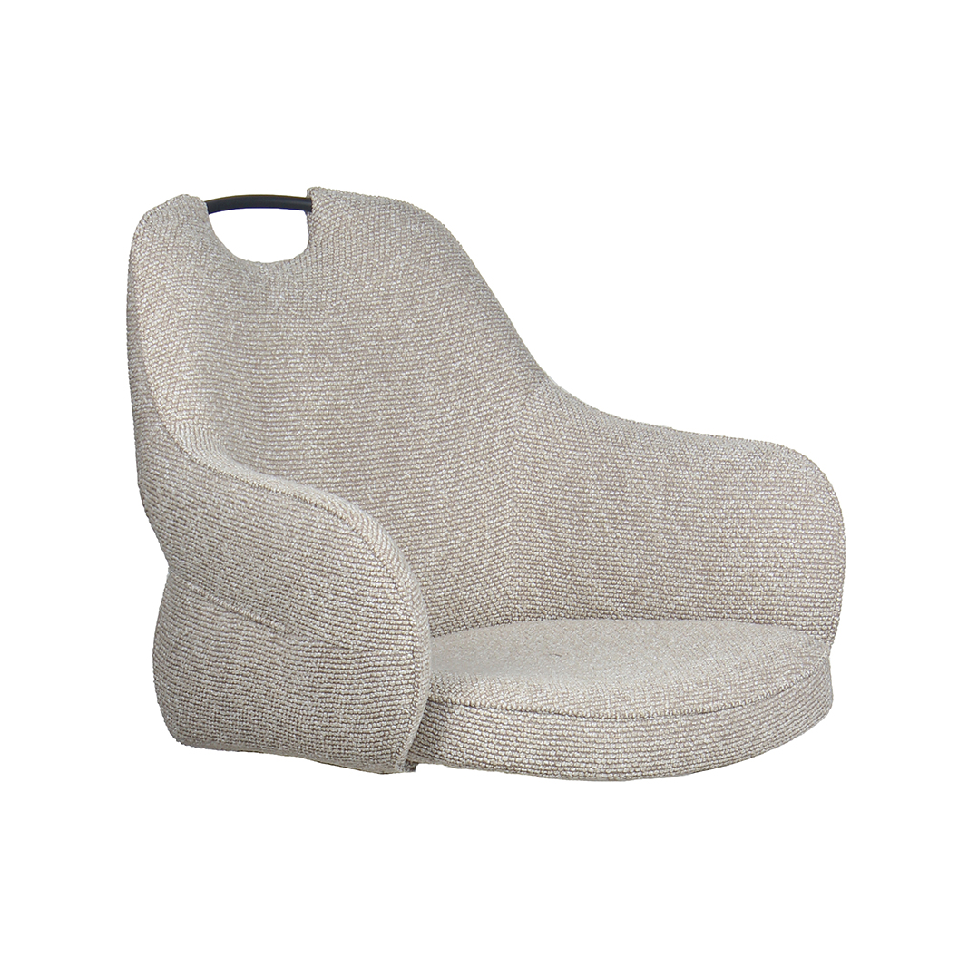 Eetkamerstoel I_Mix and Match - Zonder armleuning - Naturel Beige - Boucle - LABEL51