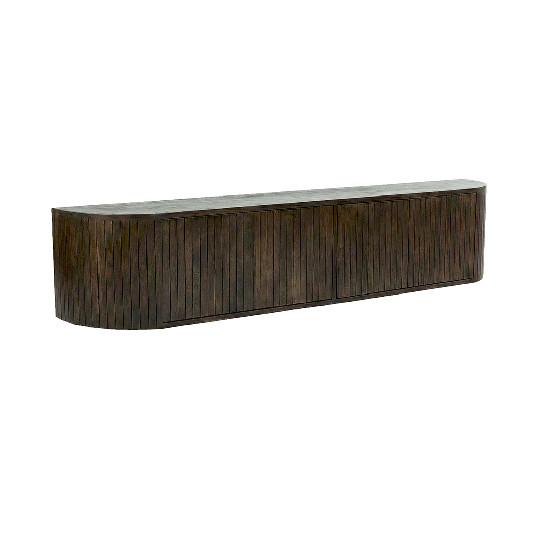 Tv-Meubels I_Miya - Espresso - Bruin - Mangohout - LABEL51