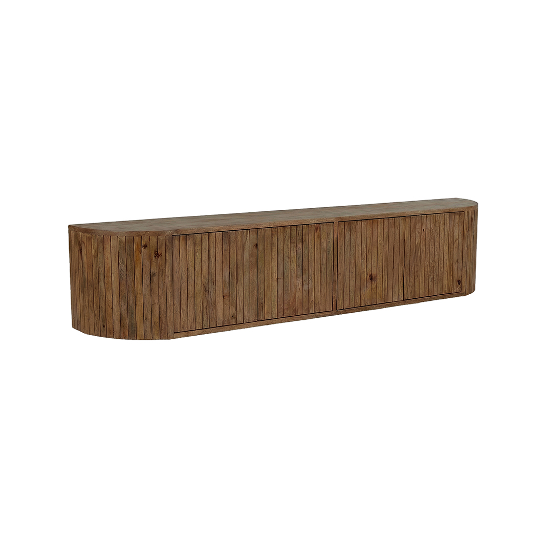 Tv-Meubels I_Miya - Nature Smooth - Bruin - Mangohout - LABEL51