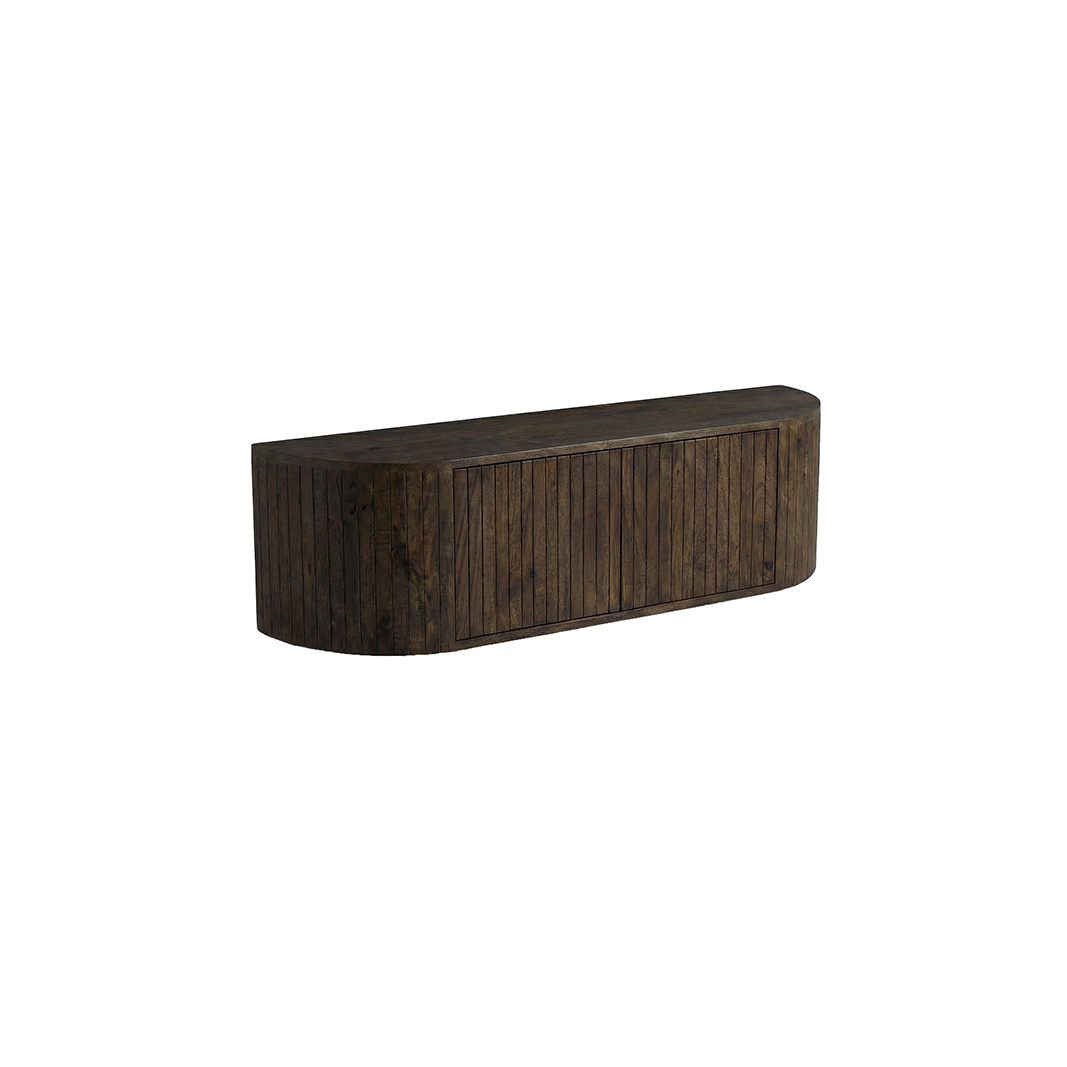 Tv-Meubels I_Miya - Espresso - Bruin - Mangohout - LABEL51