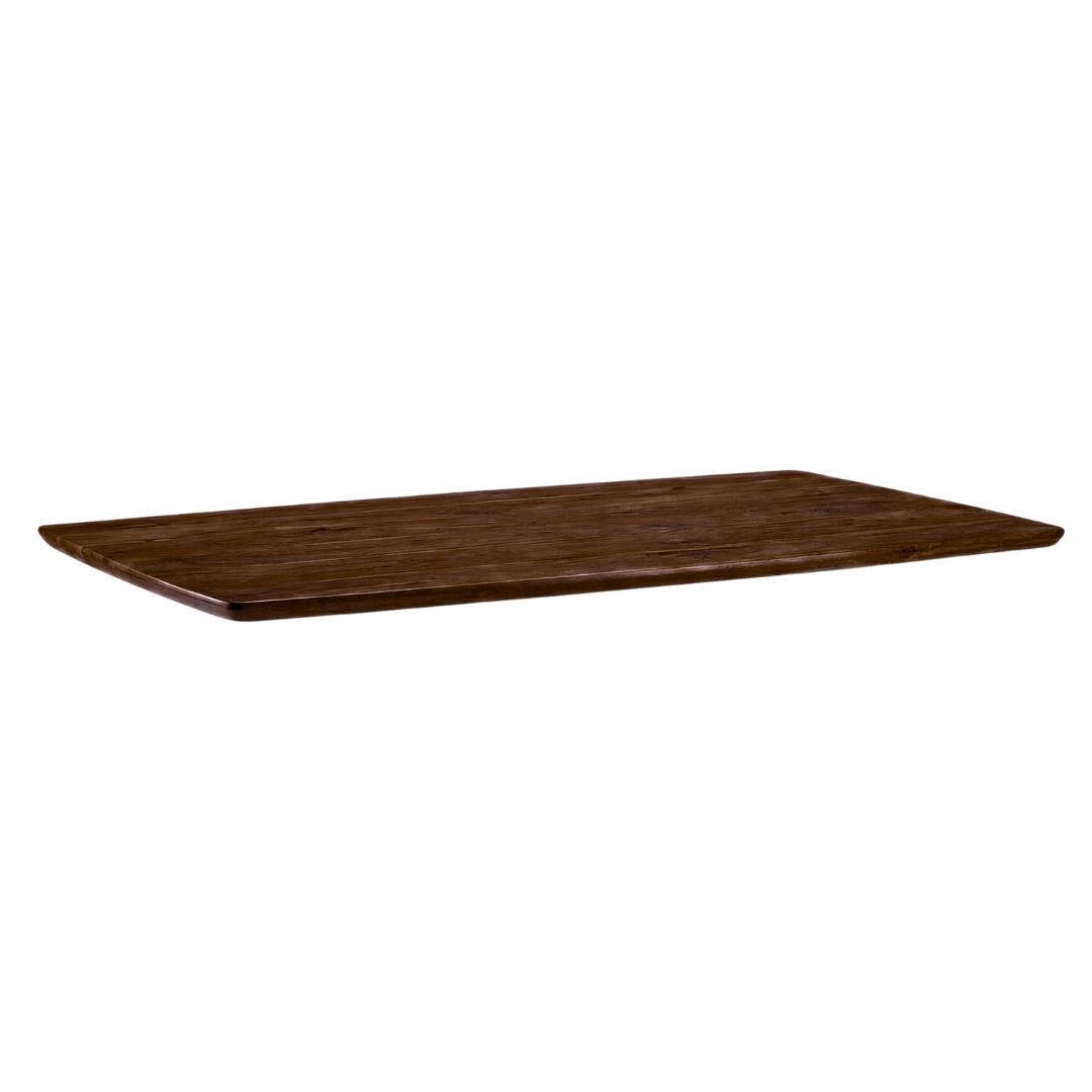 Eetkamertafel I_Tafelblad Rechthoek - Espresso - Bruin - Mangohout - LABEL51