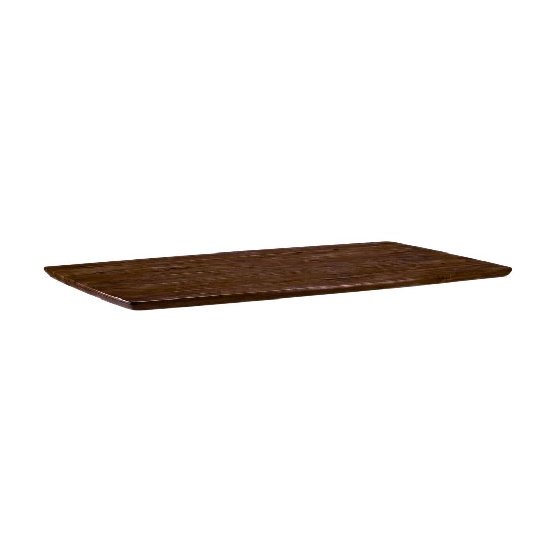 Eetkamertafel I_Tafelblad Rechthoek - Espresso - BRUIN - Mangohout - LABEL51