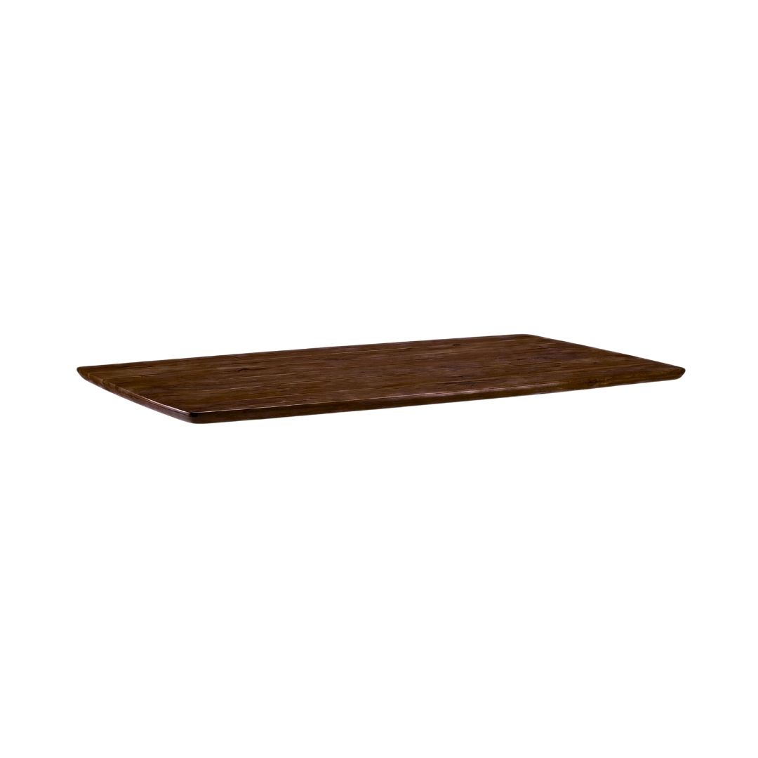 Eetkamertafel I_Tafelblad Rechthoek - Espresso - BRUIN - Mangohout - LABEL51