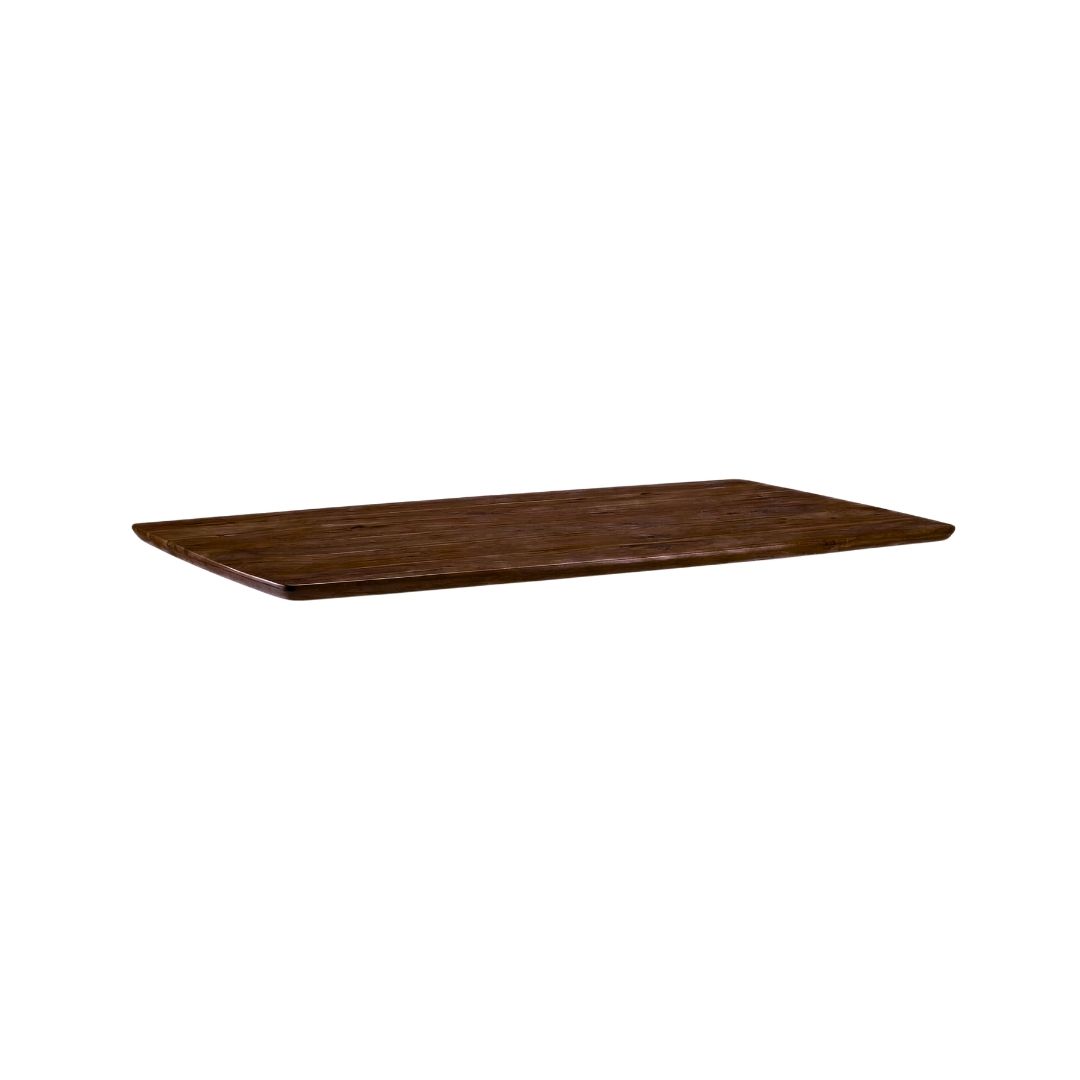 Eetkamertafel I_Tafelblad Rechthoek - Espresso - Bruin - Mangohout - LABEL51