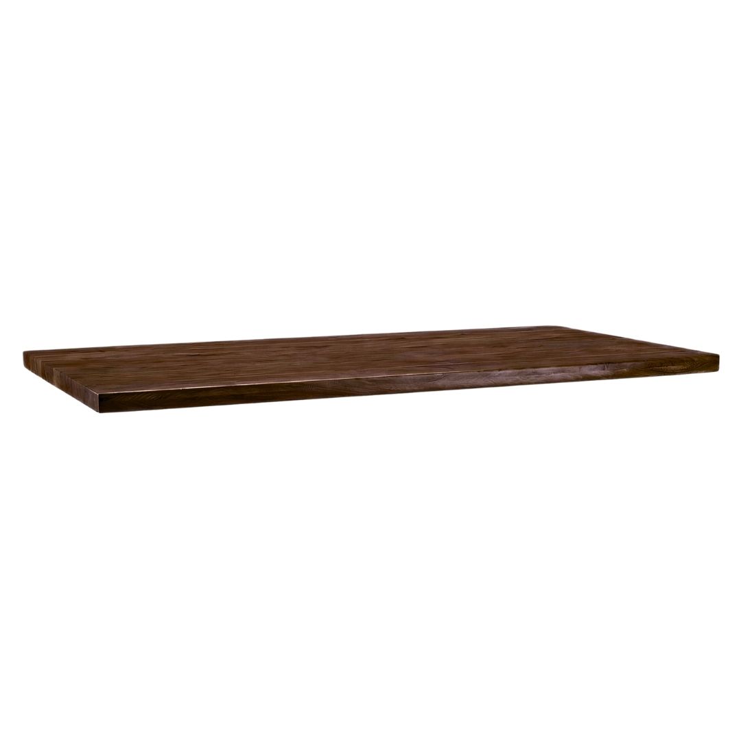 Eetkamertafel I_Tafelblad Rechthoek - Espresso - Bruin - Mangohout - LABEL51