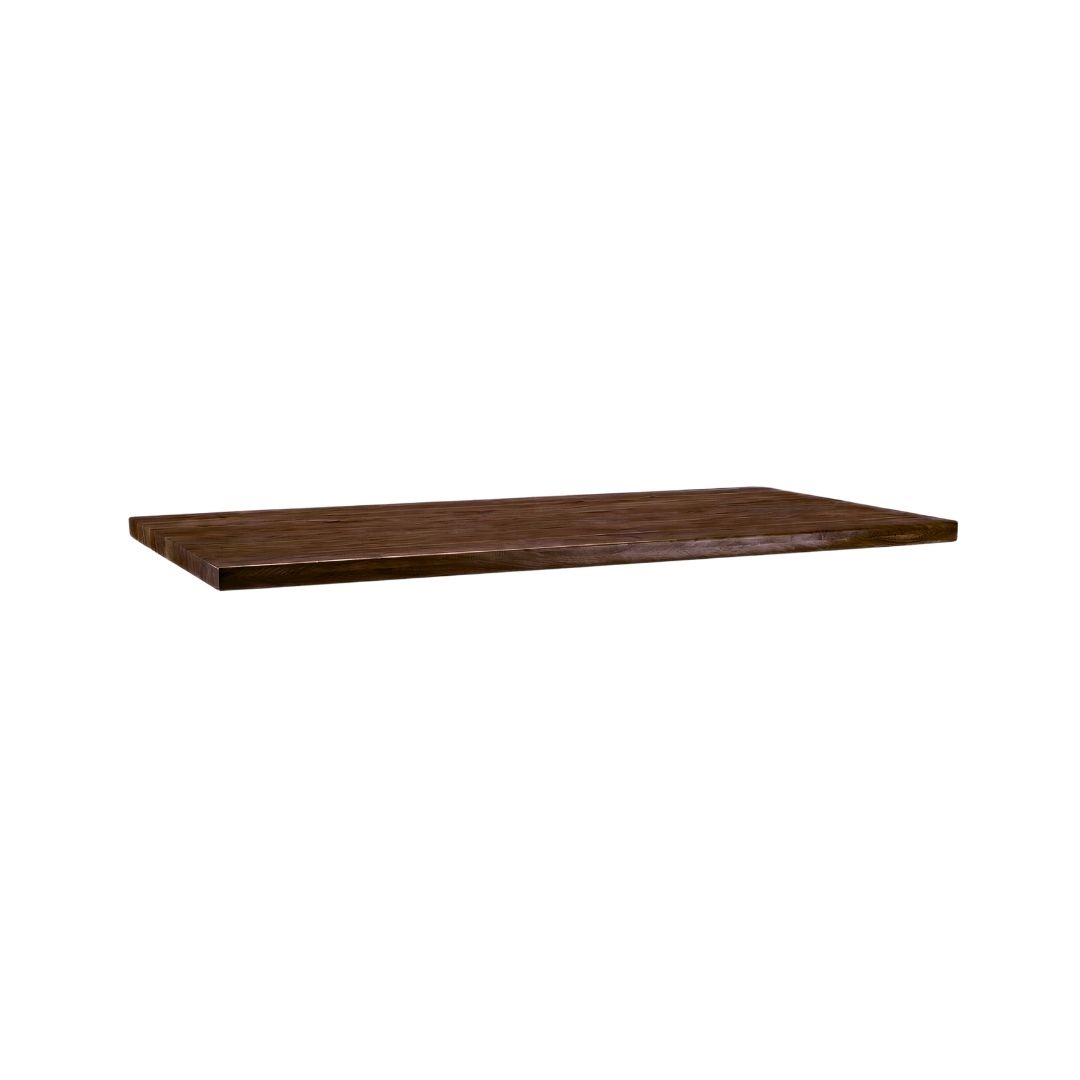 Eetkamertafel I_Tafelblad Rechthoek - Espresso - Bruin - Mangohout - LABEL51