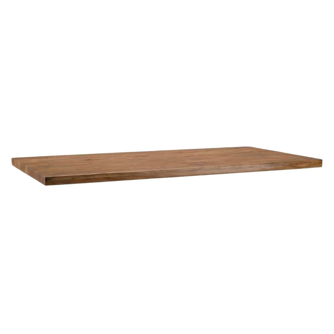 Eetkamertafel I_Tafelblad Rechthoek - Nature Smooth - Bruin - Mangohout - LABEL51
