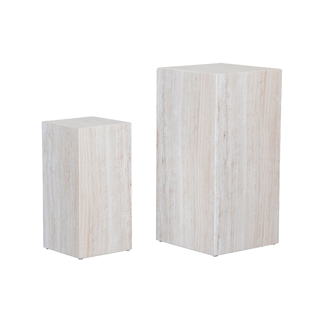 I_Pedestal - Travertin - Naturel - LABEL51