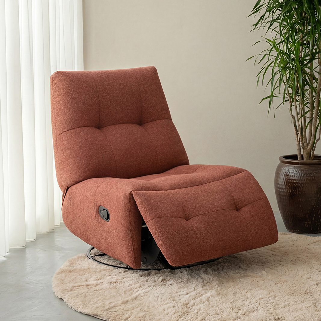 I_Reset Spot - Relaxfauteuil - Coral - Oranje - Majestic Weave - LABEL51