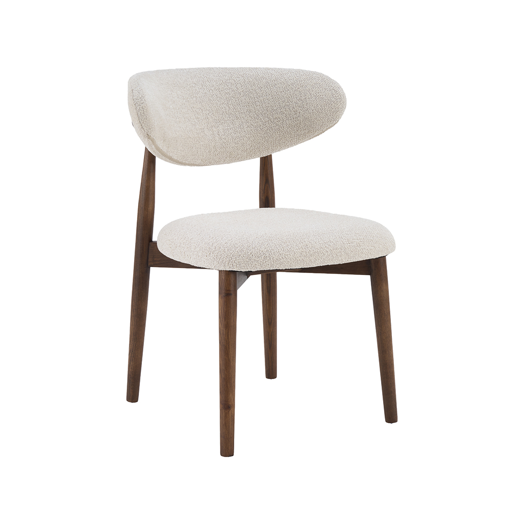 Eetkamerstoel I_Kyoto - Zonder armleuning - Naturel Beige - Geweven - LABEL51