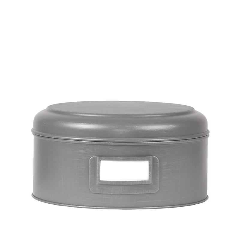 Opbergblik I_Opbergblik - Antiek Grijs - Metaal - Industrieel - LABEL51