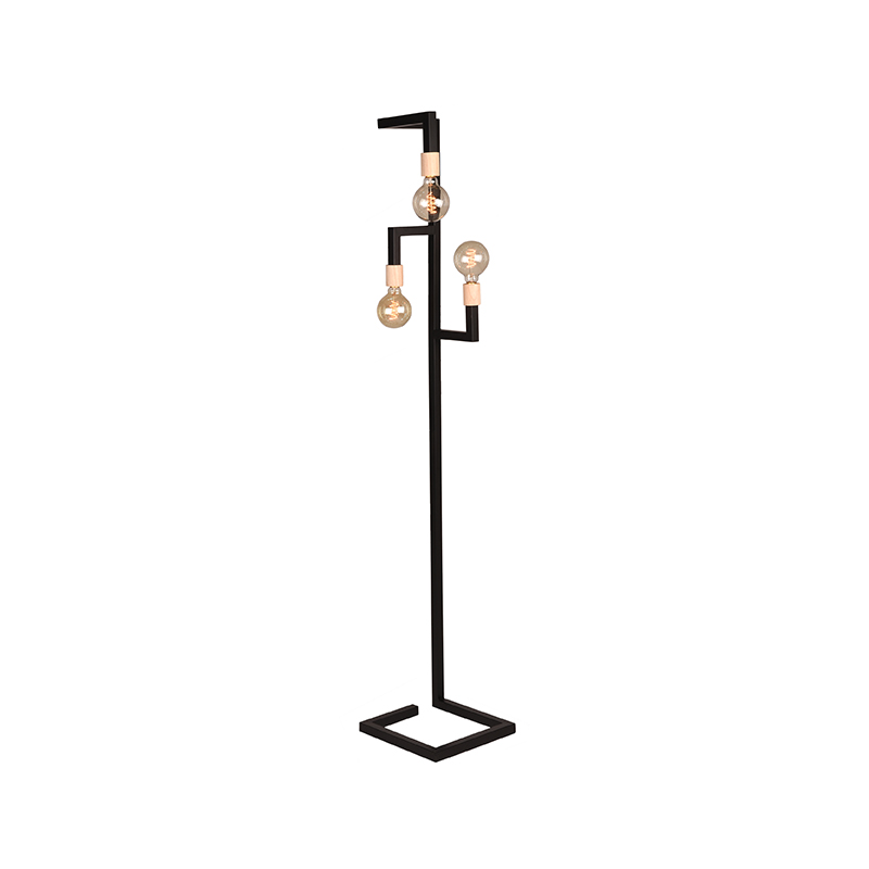 Vloerlamp I_Loco - Zwart - - Staande lamp - Modern - LABEL51