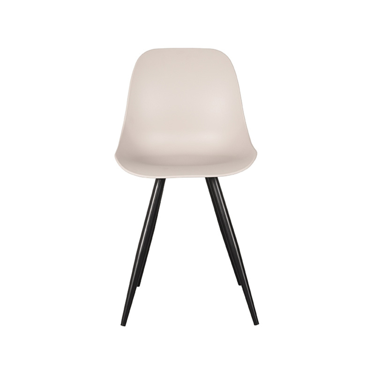 Eetkamerstoel I_Monza - Kuipstoel - Zonder armleuning - Zand - Naturel Beige - PP - Landelijk - LABEL51