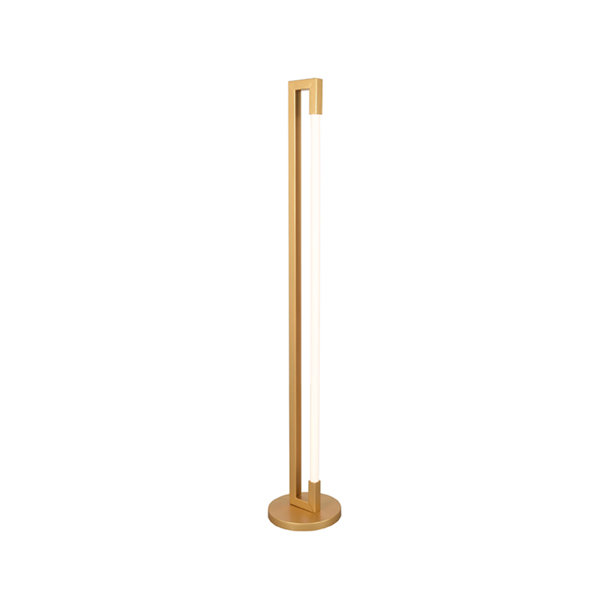 Vloerlamp I_Futuro - Antiek goud - GEEL - - Staande lamp - Design - LABEL51