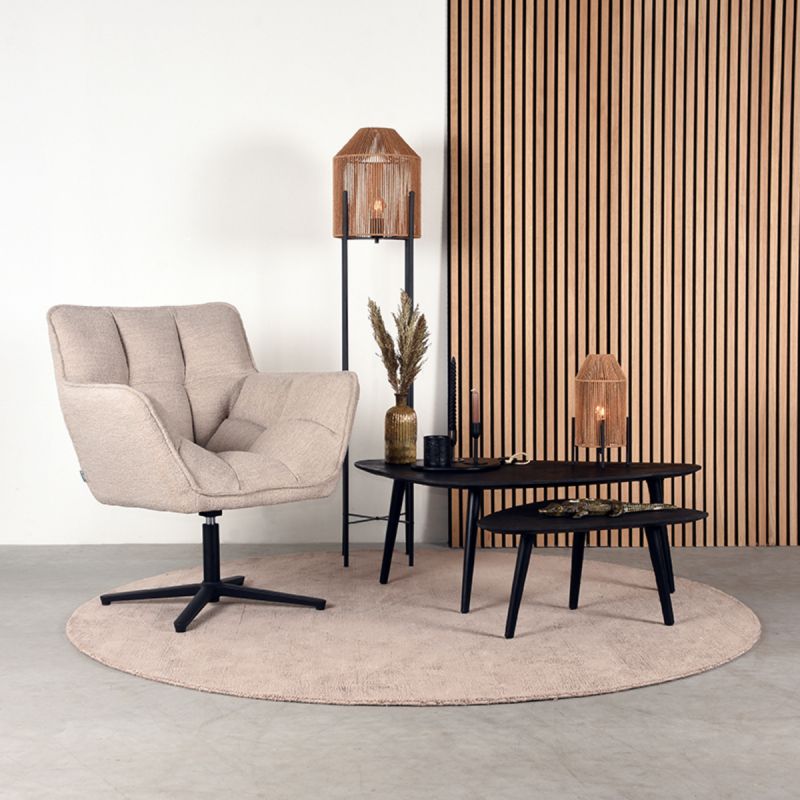 Salontafel I_Rock - Geometrisch - Zwart - - Modern - LABEL51