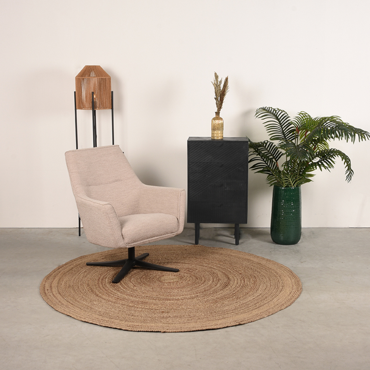 Ladekast I_Cotia - Zwart - - Modern - LABEL51