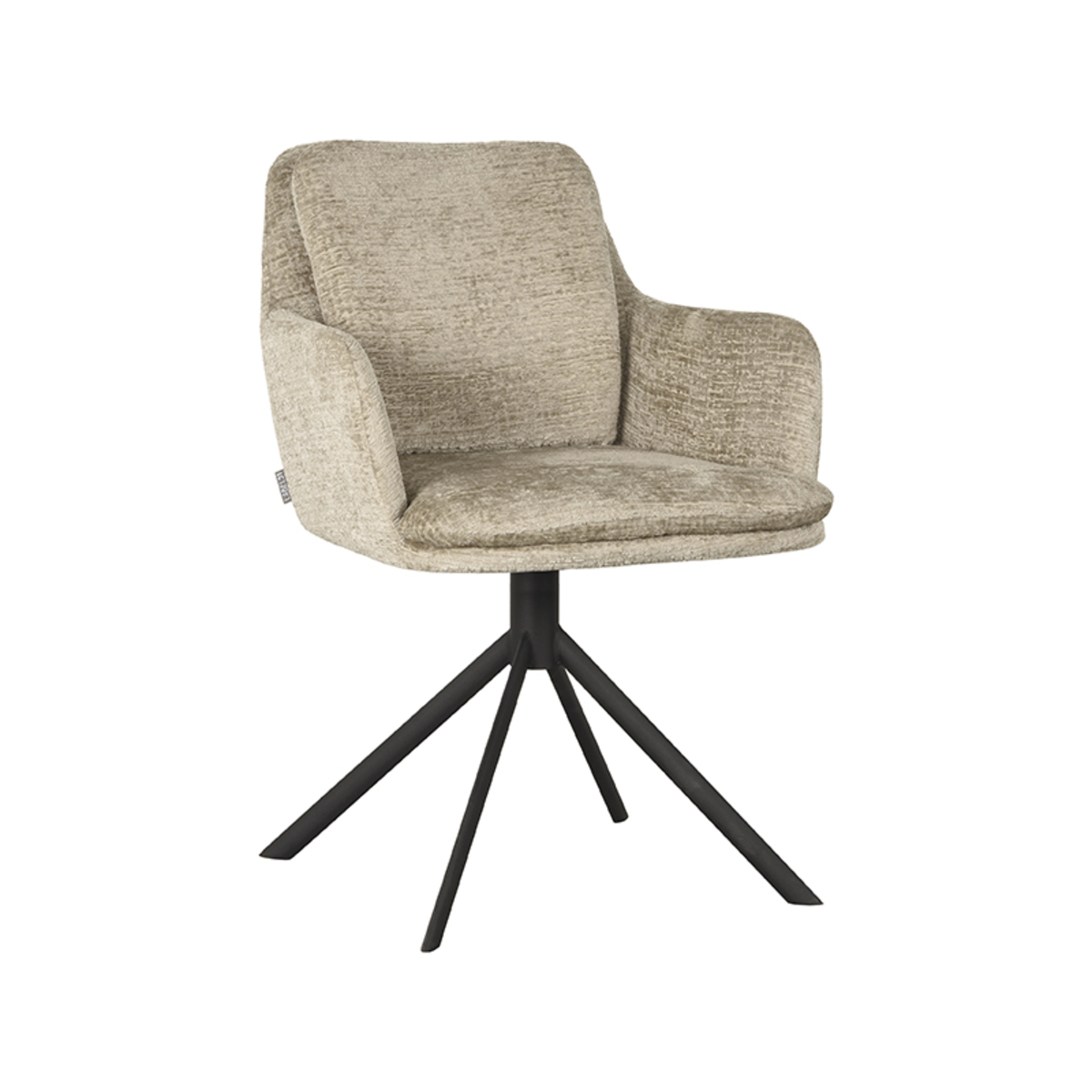 Eetkamerstoel I_Joy - Armleuning - Beige - Naturel Beige - Elegance - Modern - LABEL51