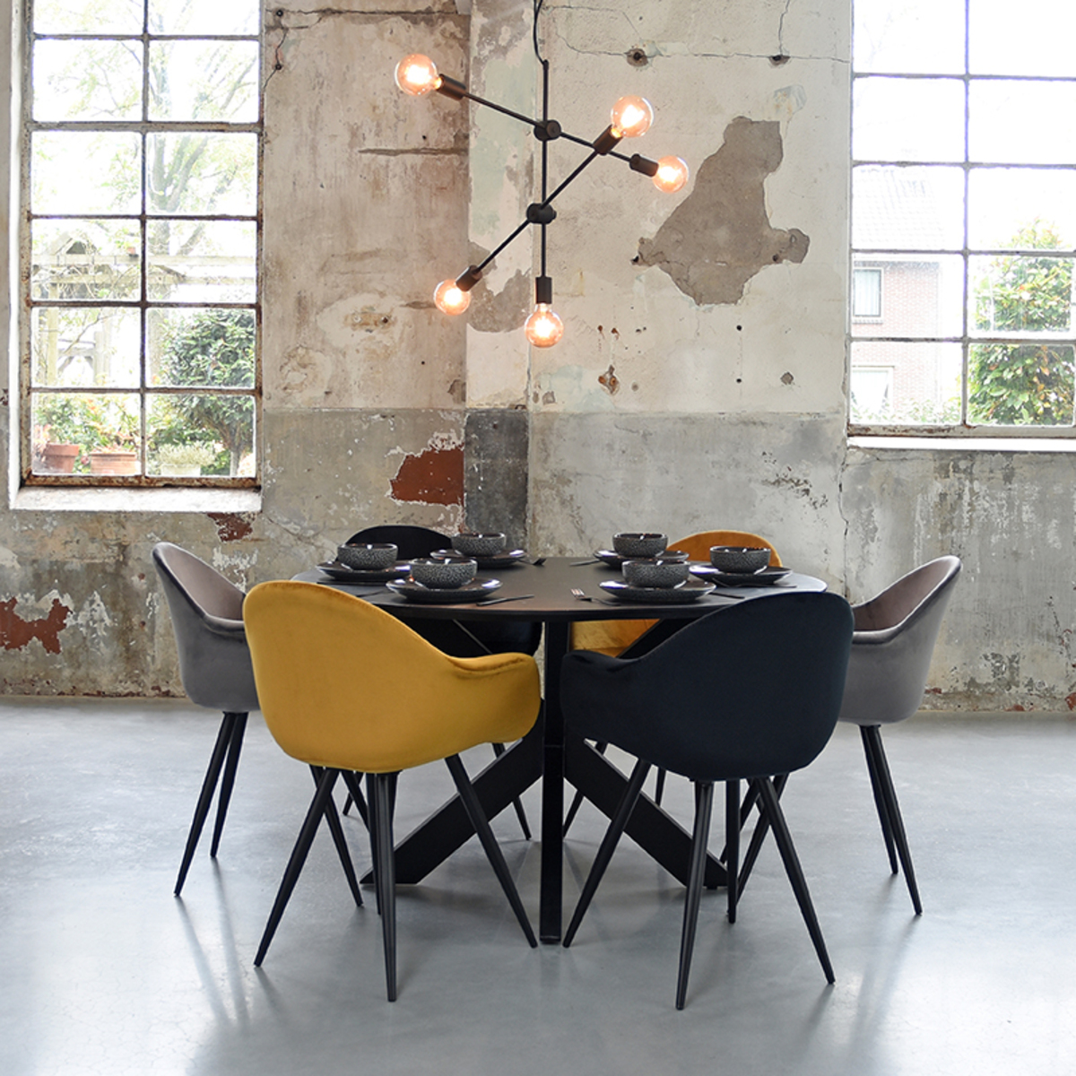 Hanglamp I_Stilo - Zwart - Metaal - Modern - LABEL51