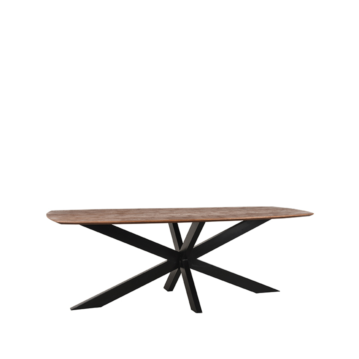 Eetkamertafel I_Zane - Espresso - BRUIN - Mangohout - Modern - LABEL51