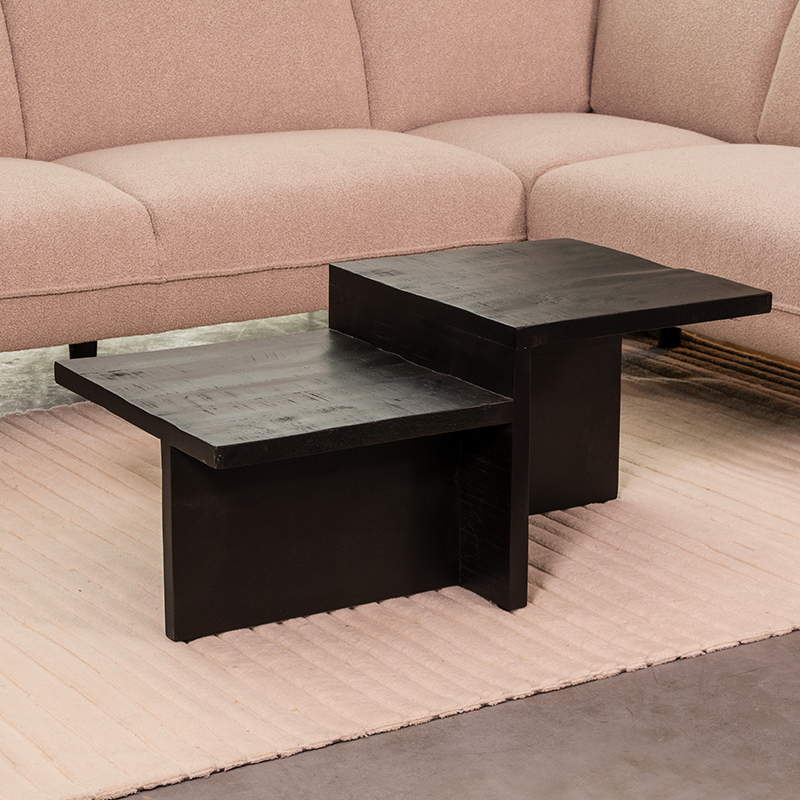 Salontafel I_Skip - Geometrisch - Zwart - - Modern - LABEL51