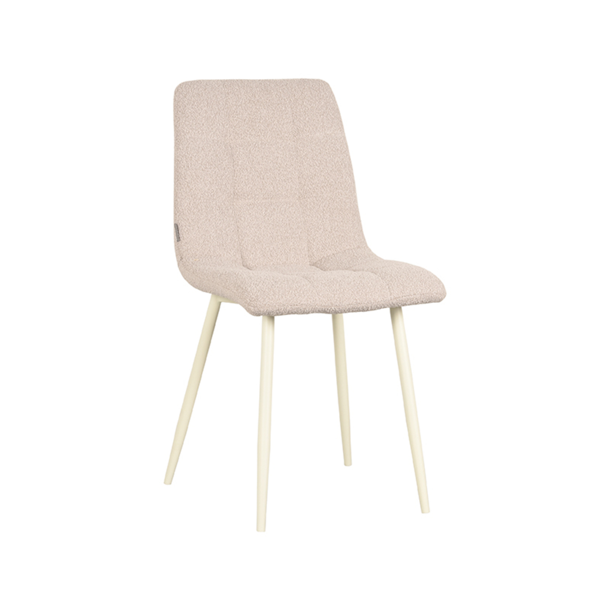 Eetkamerstoel I_Nino - Zonder armleuning - Naturel Beige - Boucle - Scandinavisch - LABEL51