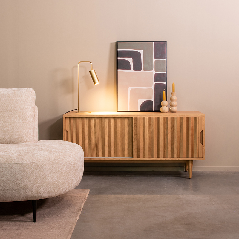 Tv-meubel I_Jule - Naturel - Eiken - Scandinavisch - LABEL51