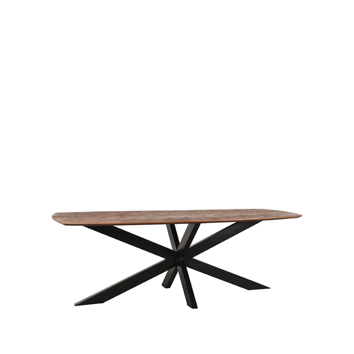 Eetkamertafel I_Zane - Espresso - Bruin - Mangohout - Modern - LABEL51