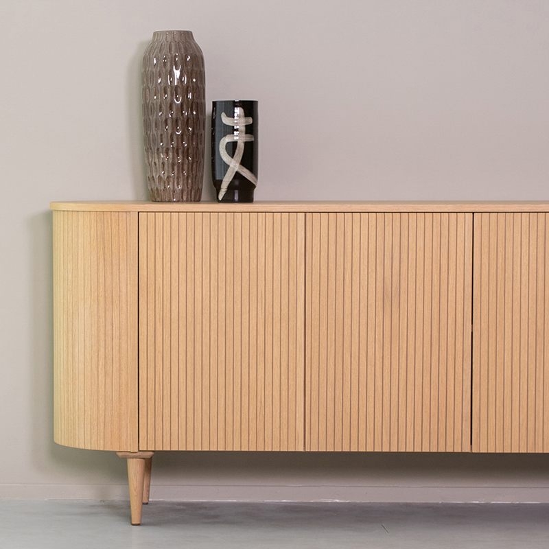 Dressoir I_Oliva - Naturel - Eiken - Scandinavisch - LABEL51