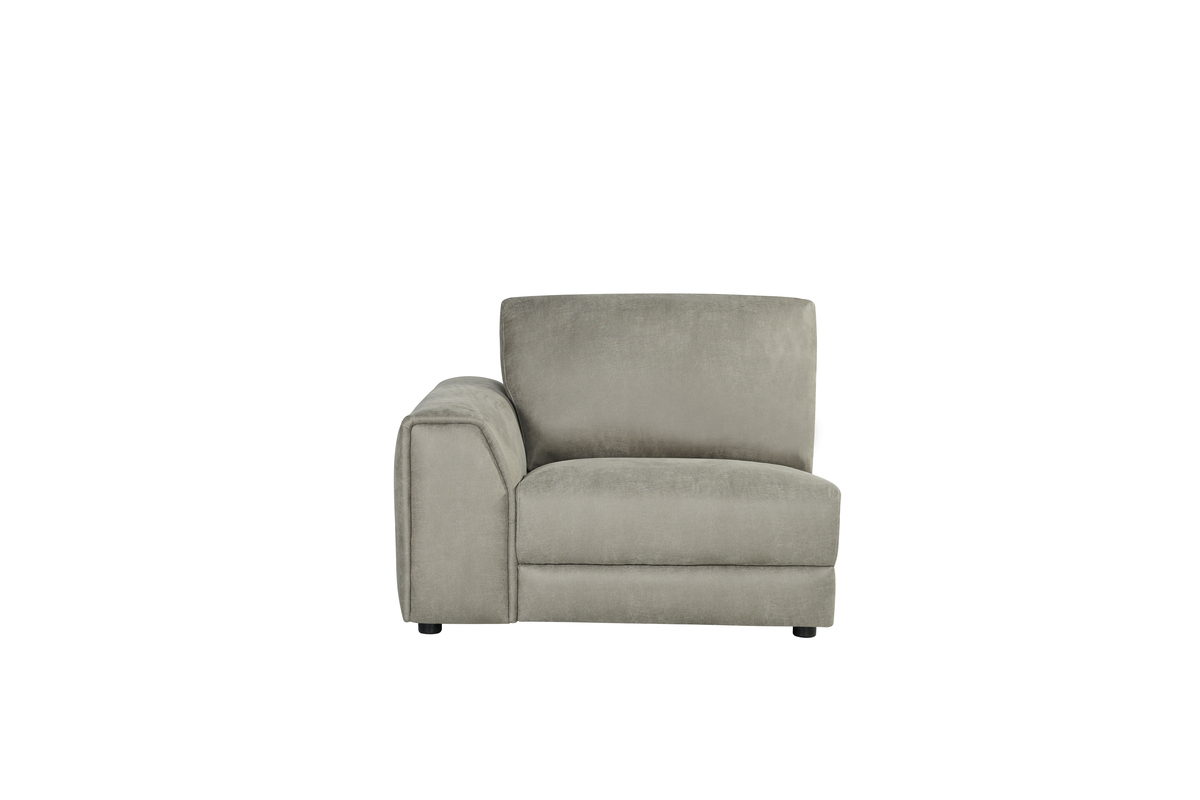 Bank I_Tivoli - Taupe - BRUIN - Micro Suede - Modern - LABEL51