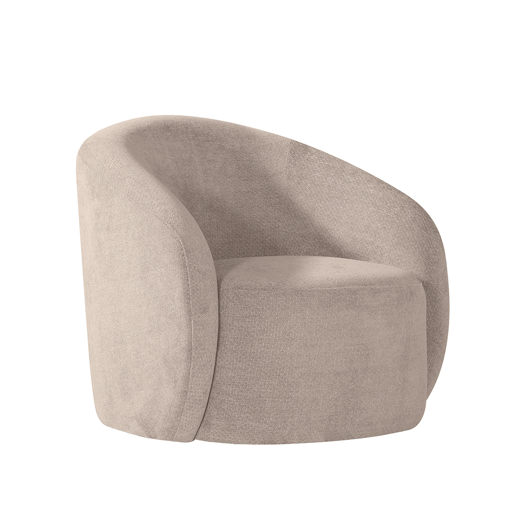 Fauteuil I_Alby - Armleuning - Clay - BRUIN - - Minimalistisch - LABEL51