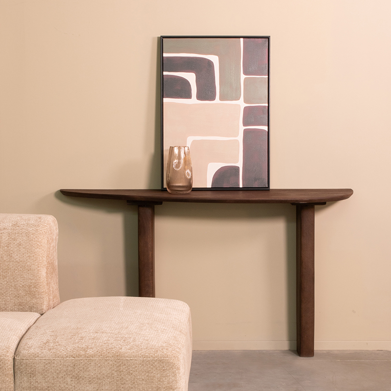 Sidetable I_Wow - Espresso - BRUIN - Mangohout - Minimalistisch - LABEL51