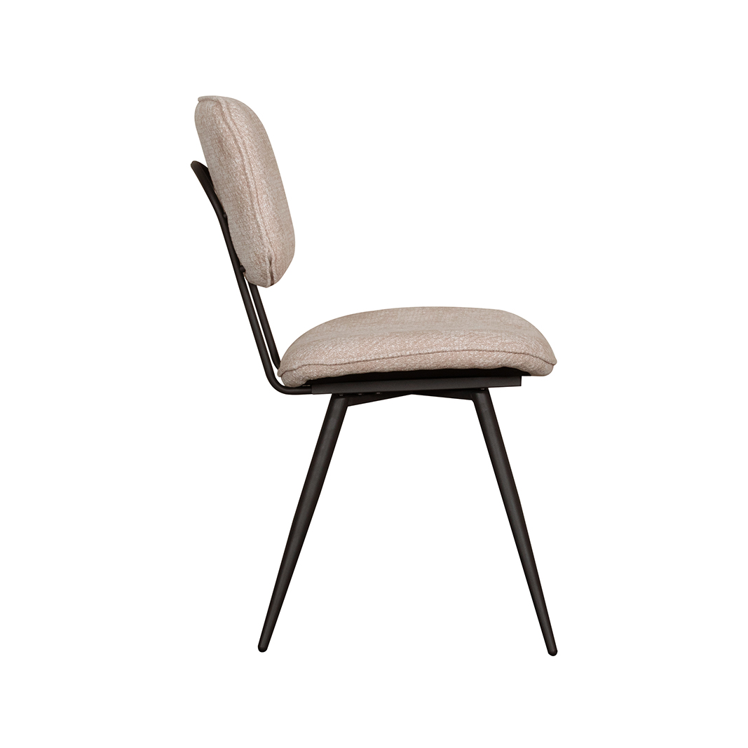 Eetkamerstoel I_Liva - Zonder armleuning - Clay - BRUIN - - Landelijk - LABEL51