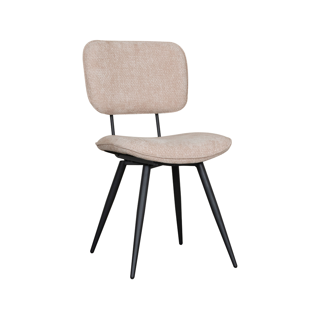 Eetkamerstoel I_Liva - Zonder armleuning - Clay - BRUIN - - Landelijk - LABEL51