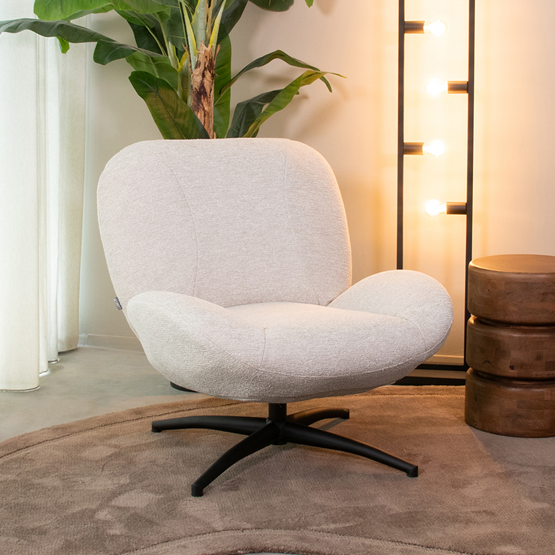 Fauteuil I_Clayton - Zonder armleuning - Naturel Beige - Canyon - Landelijk - LABEL51