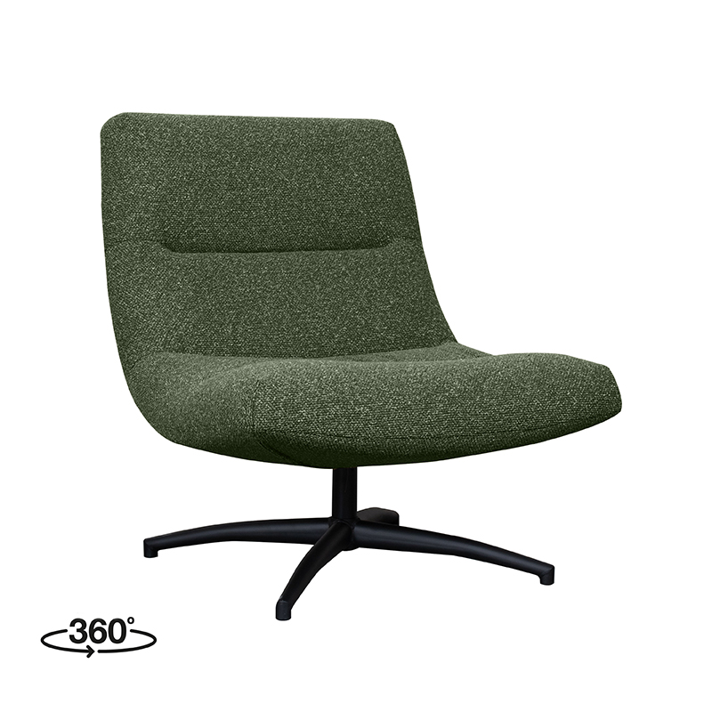 Fauteuil I_Calix - Zonder armleuning - Forest - Groen - Royal Boucle - Modern - LABEL51