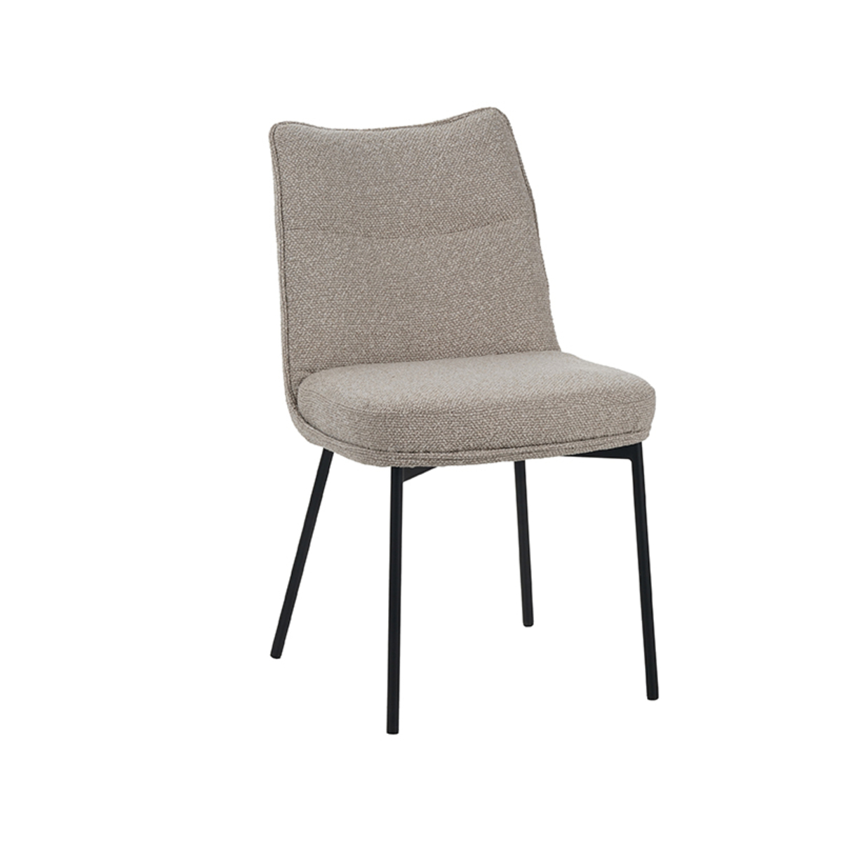 Eetkamerstoel I_Lennon - Zonder armleuning - Naturel Beige - Royal Boucle - Landelijk - LABEL51