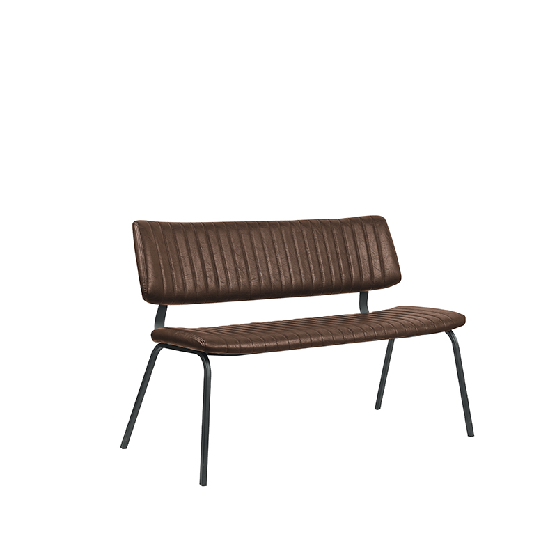 Eetkamerbank I_Gusto - Bruin - - Industrieel - LABEL51
