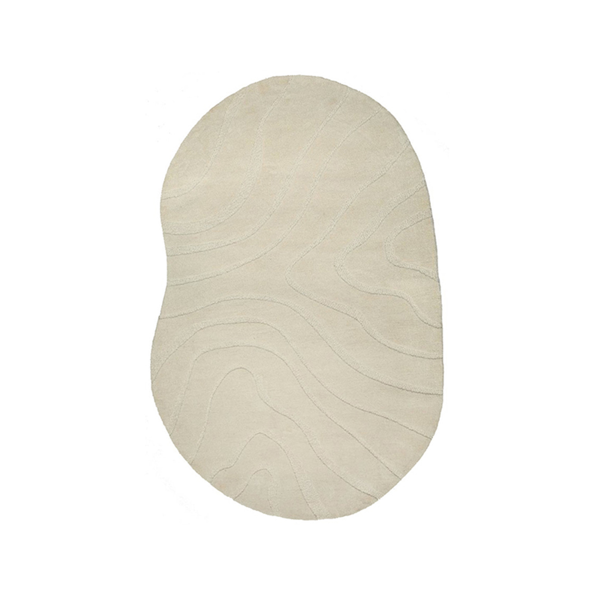 Vloerkleed I_Goa - Zand - Naturel - Polyester - Scandinavisch - LABEL51