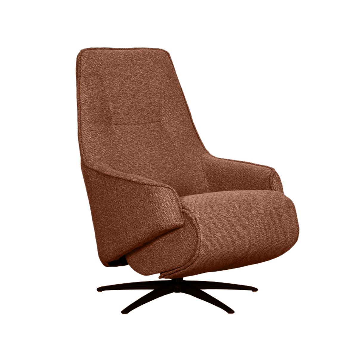 Fauteuil I_Odense - Elektrisch - Armleuning - Coral - Oranje - Royal Boucle - Modern - LABEL51