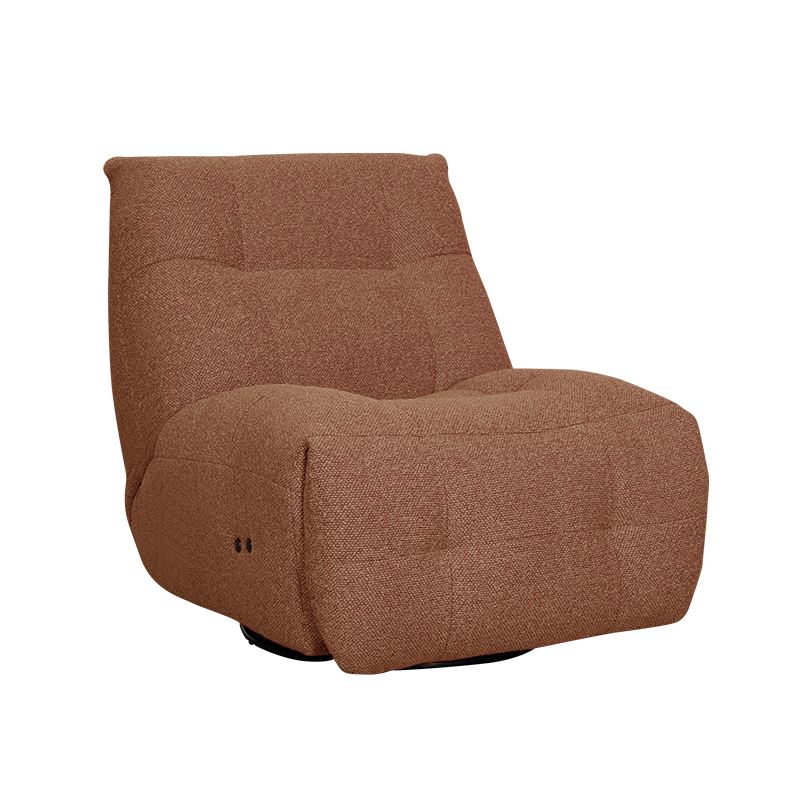 Fauteuil I_Relax and Recharge - Elektrisch - Zonder armleuning - Coral - Oranje - Boucle - Design - LABEL51