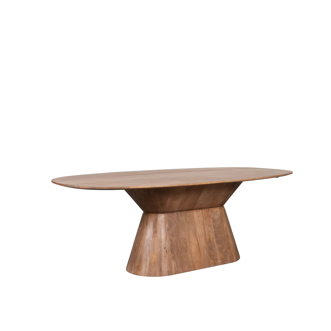 Eetkamertafel I_Jagger - Nature Smooth - BRUIN - - Landelijk - LABEL51