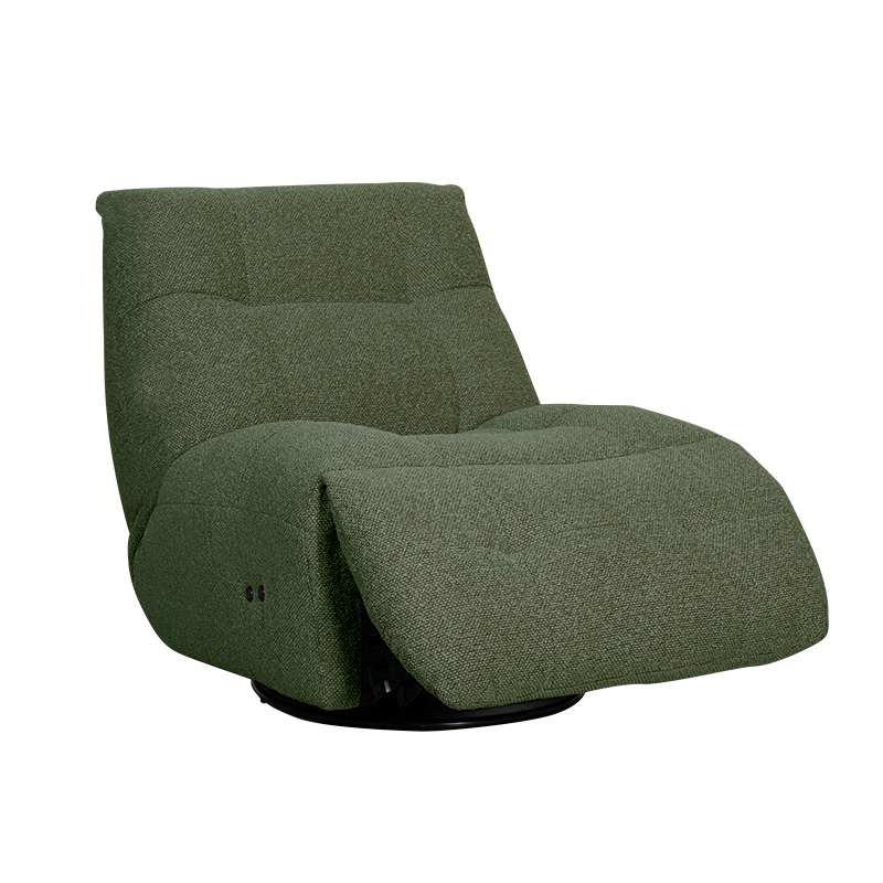 Fauteuil I_Relax and Recharge - Elektrisch - Draaibaar - Zonder armleuning - Forest - GROEN - - Modern - LABEL51