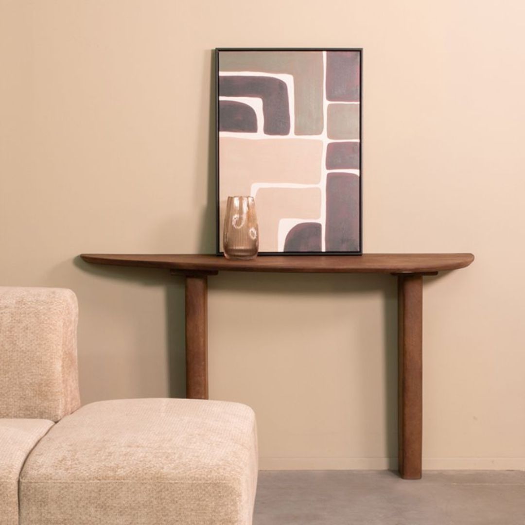 Sidetable I_Wow - Nature Smooth - Bruin - Mangohout - Industrieel - LABEL51