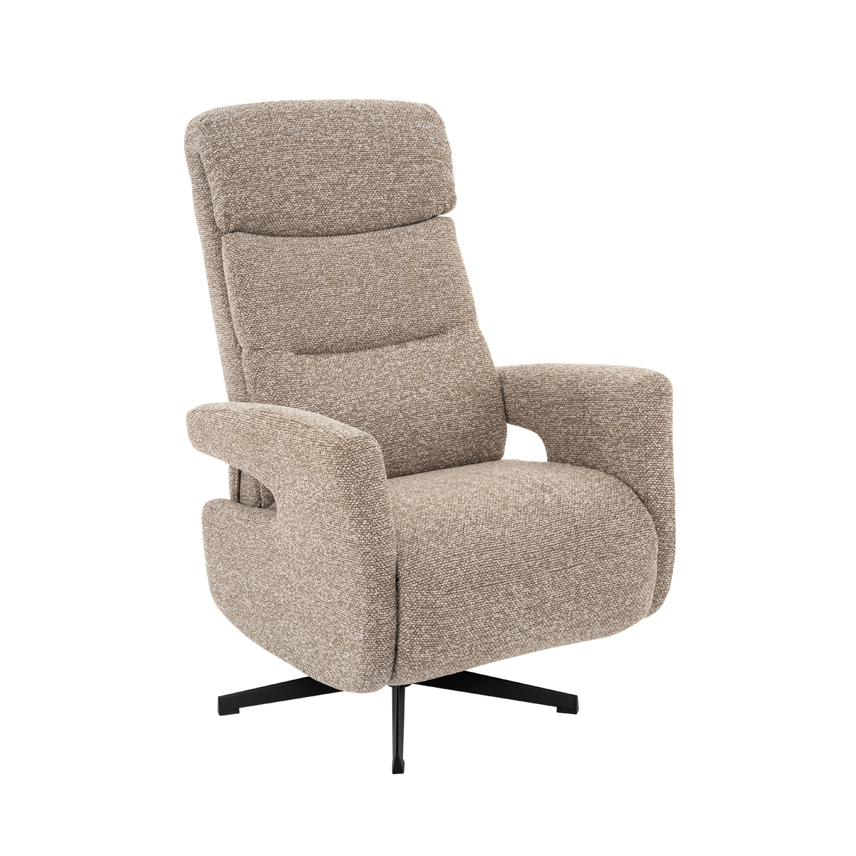 Bartafel I_Copenhagen - Relaxfauteuil - Mushroom - Bruin - Royal Boucle - Landelijk - LABEL51