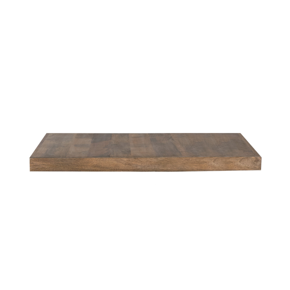Eetkamertafel I_Tafelblad Straight Edge - Naturel - Mangohout - Industrieel - LABEL51
